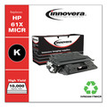 Innovera IVR83061TMICR Remanufactured 10000-Page High-Yield MICR Toner for HP 61XM (C8061XM) - Black image number 2