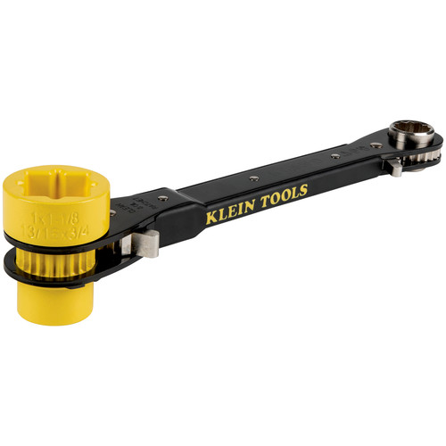 Ratcheting Wrenches | Klein Tools KT155HD 6-in-1 Lineman's Heavy-Duty Ratcheting Wrench image number 0