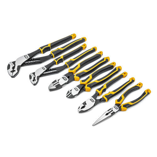 GearWrench 82204C 6-Piece Mixed Dual Material Pliers Set image number 0