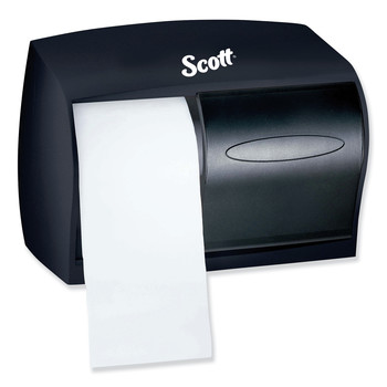 Scott 9604 11.1 in. x 6 in. x 7.63 in. Essential Coreless SRB Tissue Dispenser - Black