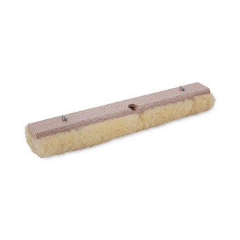 MOPS | Boardwalk BWK4518 18 in. Lambswool Mop Head Applicator Refill Pad - White