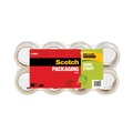 Tapes | Scotch 3450-8 1.88 in. x 54.6 yds. Sure Start 3 in. Core Packaging Tape - Clear (8/Pack) image number 0