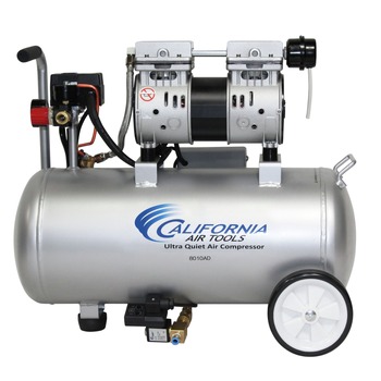 PRODUCTS | California Air Tools CAT-8010AD 1 HP 8-Gal. Ultra-Quiet and Oil-Free Steel Tank Air Compressor with Auto Drain Valve
