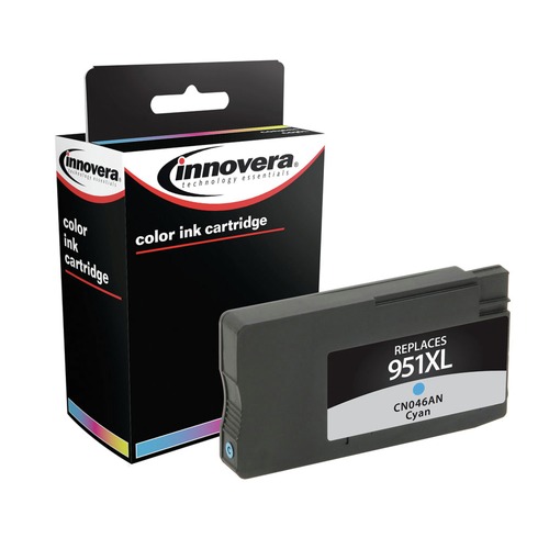 Innovera IVR951XLC Remanufactured 1500 Page High Yield Ink Cartridge for HP CN046AN - Cyan image number 0