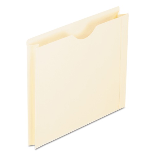 New Arrivals | Pendaflex 22200EE 2 in. Expansion 2-Ply Reinforced File Jackets - Letter Size, Manila (50/Box) image number 0