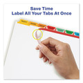 New Arrivals | Avery 11424 8 Color Tabs Print and Apply Index Maker Label Dividers - Clear (25 Sets/Box) image number 6