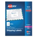 Avery 95935 Inkjet/Laser Printer 3.5 in. x 5 in. Shipping Label Bulk Packs - White (4-Piece/Sheet 250-Sheet/Box) image number 0