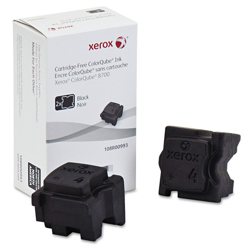 Xerox 108R00993 4200 Page Yield Solid Ink Sticks - Black (2-Piece/Box) image number 0