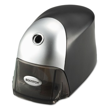 Bostitch EPS8HD-BLK QuietSharp 4 in. x 7.5 in. x 5 in. Corded AC-Powered Executive Electric Pencil Sharpener - Black/Graphite