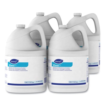Diversey Care 94512767 Wiwax 1 Gallon Bottle Cleaning and Maintenance Solution (4-Piece/Carton)