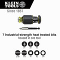 Screwdrivers | Klein Tools 32308 8-in-1 Adjustable Length Multi-Bit Stubby Screwdriver image number 2