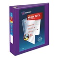 New Arrivals | Avery 79777 Heavy-Duty 11 in. x 8.5 in. DuraHinge 3 Ring 2 in. Capacity View Binder with One Touch EZD Rings - Purple image number 0