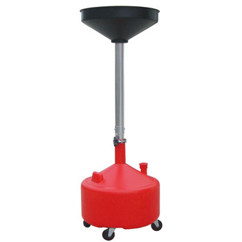 ATD 5180A 8 Gallon Plastic Waste Oil Drain with Casters