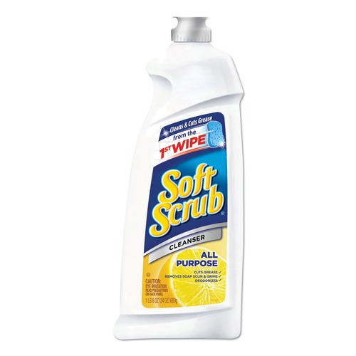 Cleaning & Janitorial Supplies | Soft Scrub DIA 00865 24 oz. All Purpose Cleanser - Lemon Scent (9/Carton) image number 0