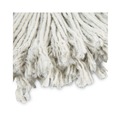 Cleaning & Janitorial Supplies | Boardwalk BWK2024CCT No. 24 Cut-End Cotton Wet Mop Head - White (12/Carton) image number 2
