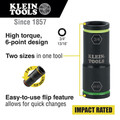 Impact Sockets | Klein Tools 66074 3/4 in. x 13/16 in. Flip Impact Socket image number 1