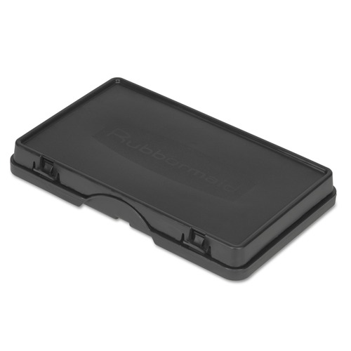 Cleaning and Janitorial Accessories | Rubbermaid Commercial FG617900BLA Plastic Storage/Trash Compartment Cover - Black image number 0