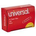 Friends and Family Sale - Save up to $60 off | Universal A7072210A #1 Paper Clips - Small, Silver (100/Box) image number 0
