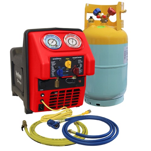 Air Conditioning Recovery Recycling Equipment | Mastercool 69391 115V Contaminated Refrigerant Recovery System Kit image number 0