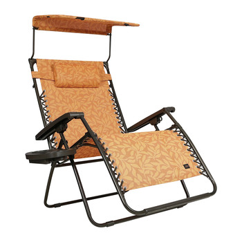 Bliss Hammock GFC-457XWAL Bliss Hammock GFC-457XWAL 360 lbs. Capacity 33 in. Zero Gravity Chair with Adjustable Sun-Shade - 2XL, Almond