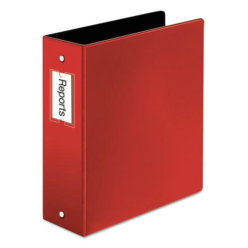 Cardinal 18848 11 in. x 8.5 in. 3 in. Capacity, 3 Rings, Premier Easy Open Locking Round Ring Binder - Red image number 0