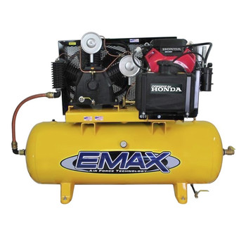 EMAX EGES24120T Honda Engine 24 HP 120 Gallon Oil-Lube Stationary Air Compressor