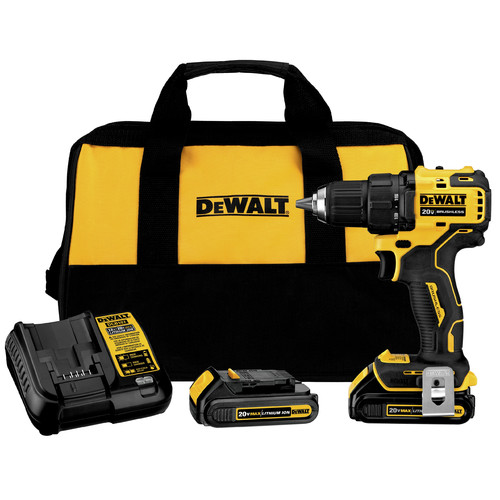 Dewalt Dcd708c2 Atomic 20v Max Brushless Compact 1 2 In Cordless