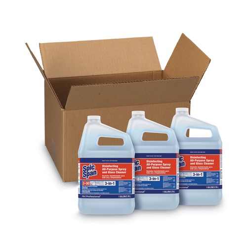 Cleaning & Janitorial Supplies | Spic and Span 58773 1 Gal Bottle Fresh Scent Disinfecting All-Purpose Spray & Glass Cleaner (3/Carton) image number 0
