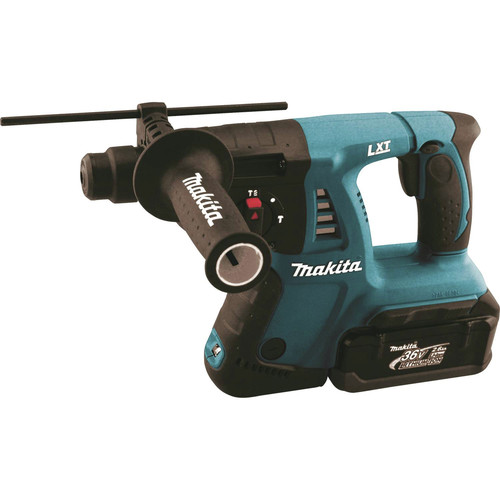 Factory Reconditioned Makita BHR261-R 36V LXT Variable Speed Lithium-Ion 1 in. Cordless SDS-PLUS Rotary Hammer Kit with 2 Batteries (2.6 Ah) image number 0