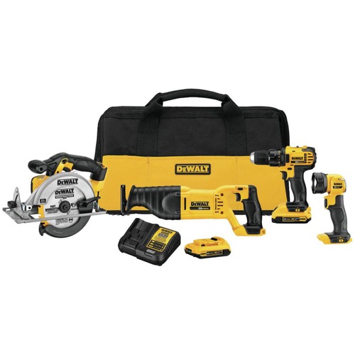 Dewalt DCK423D2 | 20V MAX 4-Tool Combo Kit | DEWALT 20 V MAX 4-Tool Combo Kit | Tyler Tool