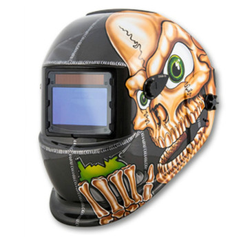 Titan 41279 Solar Powered Auto Dark Welding Helmet (Skull)