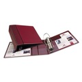  | Avery 79364 Heavy Duty 11 in. x 8.5 in. Durahinge 3 Ring 4 in. Capacity Non-View Binder with One Touch EZD Rings - Maroon image number 2