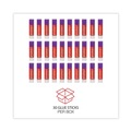 New Arrivals | Universal UNV74748VP 0.28 oz. Glue Stick Value Pack - Purple, Clear Dry (30-Piece/Pack) image number 1