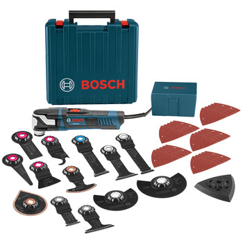 OSCILLATING TOOLS | Bosch GOP55-36C2 5.5 Amp StarlockMax Oscillating Multi-Tool Kit with 40-Piece Accessory Kit