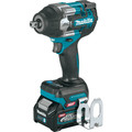 Makita GWT08D 40V Max XGT Brushless Lithium-Ion Cordless 4-Speed Mid-Torque 1/2 in. Sq. Drive Impact Wrench Kit with Detent Anvil and 2 Batteries (2.5 Ah) image number 1
