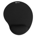 Innovera IVR50448 10.37 in. x 8.87 in. x 1 in. Non-Skid Mousepad with Gel Wrist Pad - Black image number 0