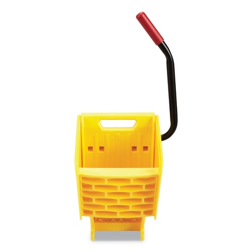 Mop Buckets | Rubbermaid Commercial 2064915 WaveBrake 2.0 Plastic Side-Press Wringer - Yellow image number 0