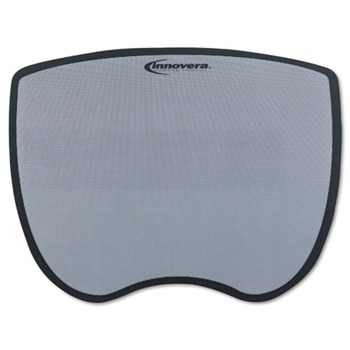 Innovera IVR50469 8-3/4 in. x 7 in. Nonskid Rubber Base, Ultra Slim Mouse Pad - Gray