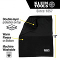 Heated Gear | Klein Tools 60466 Neck and Face Warming Half-Band - Black image number 2