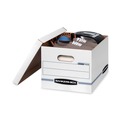 Boxes & Bins | Bankers Box 57036-04 Stor/File 12.5 in. x 16.25 in. x 10.5 in. Letter/Legal Files, Storage Box - White (6/Pack) image number 2