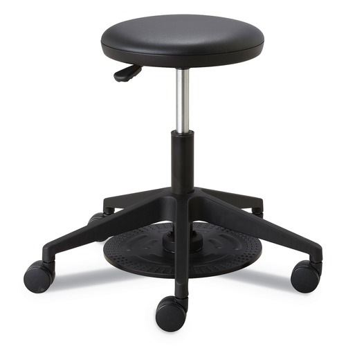 Office Chairs | Safco 3437BL 19.25 in. - 24.25 in. Seat Height, Supports Up to 250 lbs., Lab Stool - Black image number 0