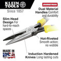 Klein Tools J203-6 6-3/4 in. Needle Long Nose Side-Cutter Pliers image number 1