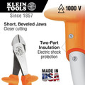 Klein Tools D228-8-INS Insulated 8 in. High Leverage Diagonal Cutting Pliers image number 1