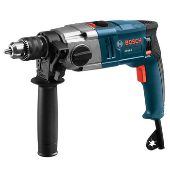 PRODUCTS | Factory Reconditioned Bosch 8.5 Amp 2-Speed 1/2 in. Corded Hammer Drill with 360-Auxiliary Handle