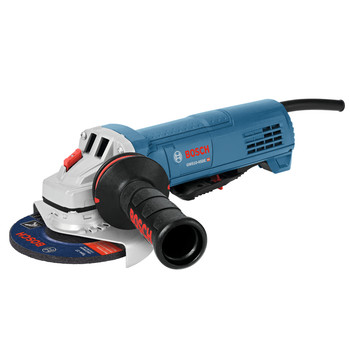 Factory Reconditioned Bosch GWS10-45DE-RT 120V 10 Amp Ergonomic 4-1/2 in. Angle Grinder with No Lock-On Paddle Switch