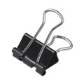 New Arrivals | Universal UNV10200VP Binder Clips in Zip-Seal Bag - Small, Black/Silver (144/Pack) image number 1