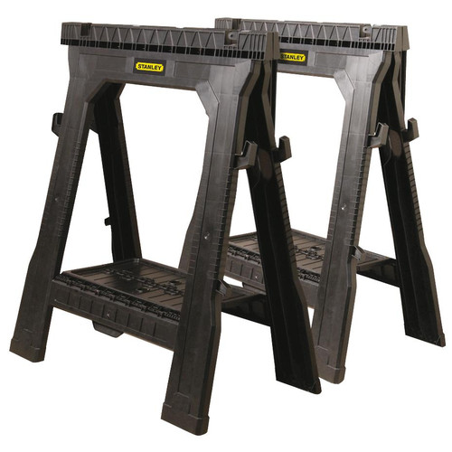Bases and Stands | Stanley 060864R 2-Piece Portable 31 in. Folding Sawhorse Set image number 0