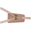 Safety Harnesses | Klein Tools 5413 Soft Leather Work Belt Suspenders - One Size, Light Brown image number 4