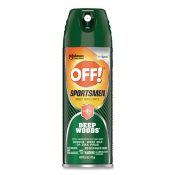 OFF! 317189 Deep Woods Sportsmen 6 oz. Insect Repellant Aerosol (12-Piece/Carton)