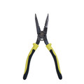 Pliers | Klein Tools J206-8C All-Purpose Spring Loaded Long Nose Pliers image number 3